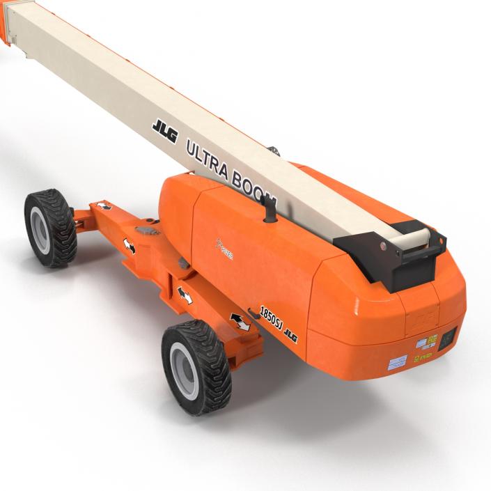 Telescopic Boom Lift JLG 1850 sj Rigged 3D model